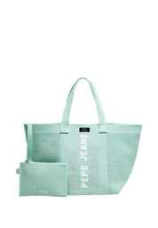 Shopper Turchese Pepe Jeans