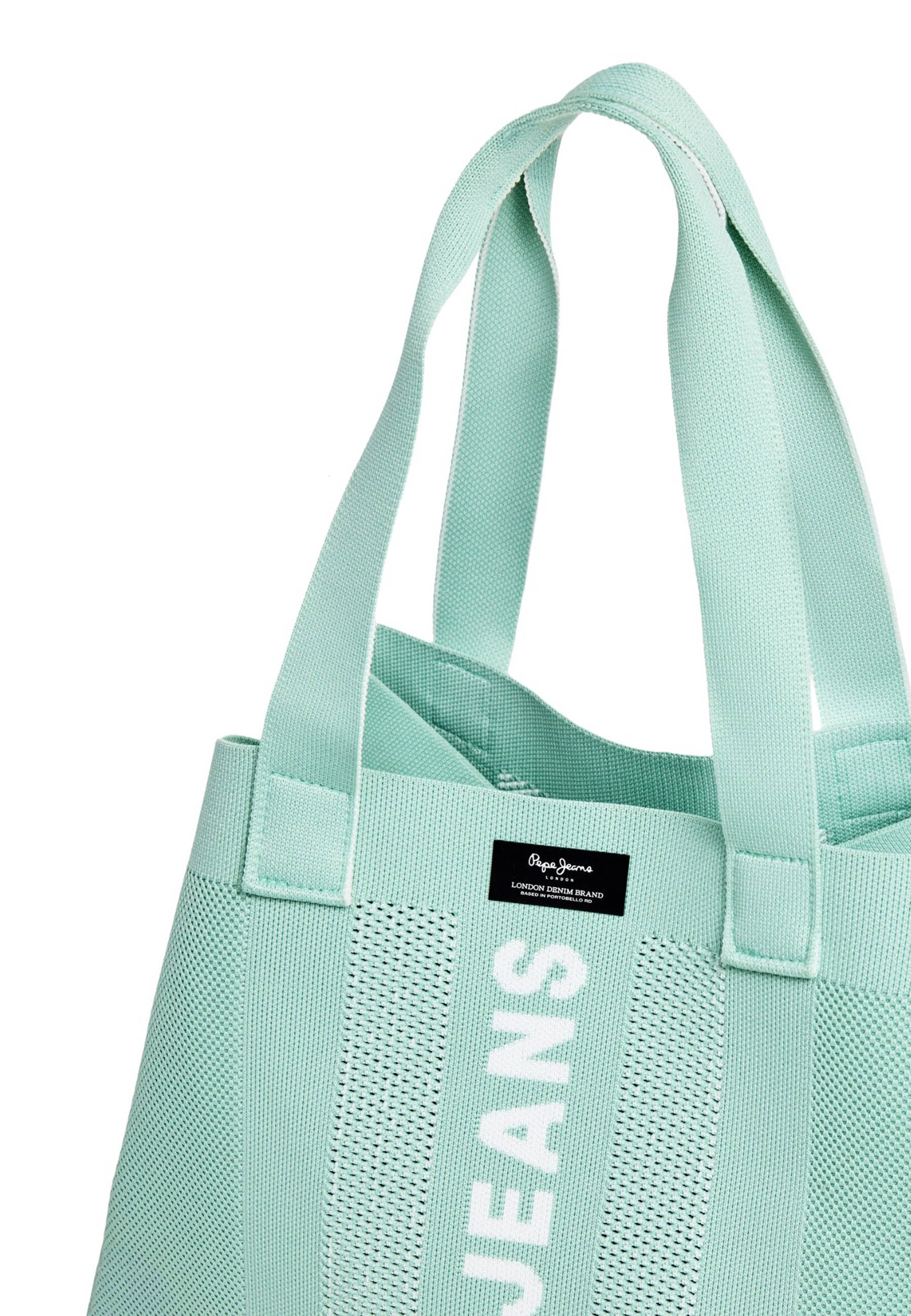 Shopper Turchese Pepe Jeans