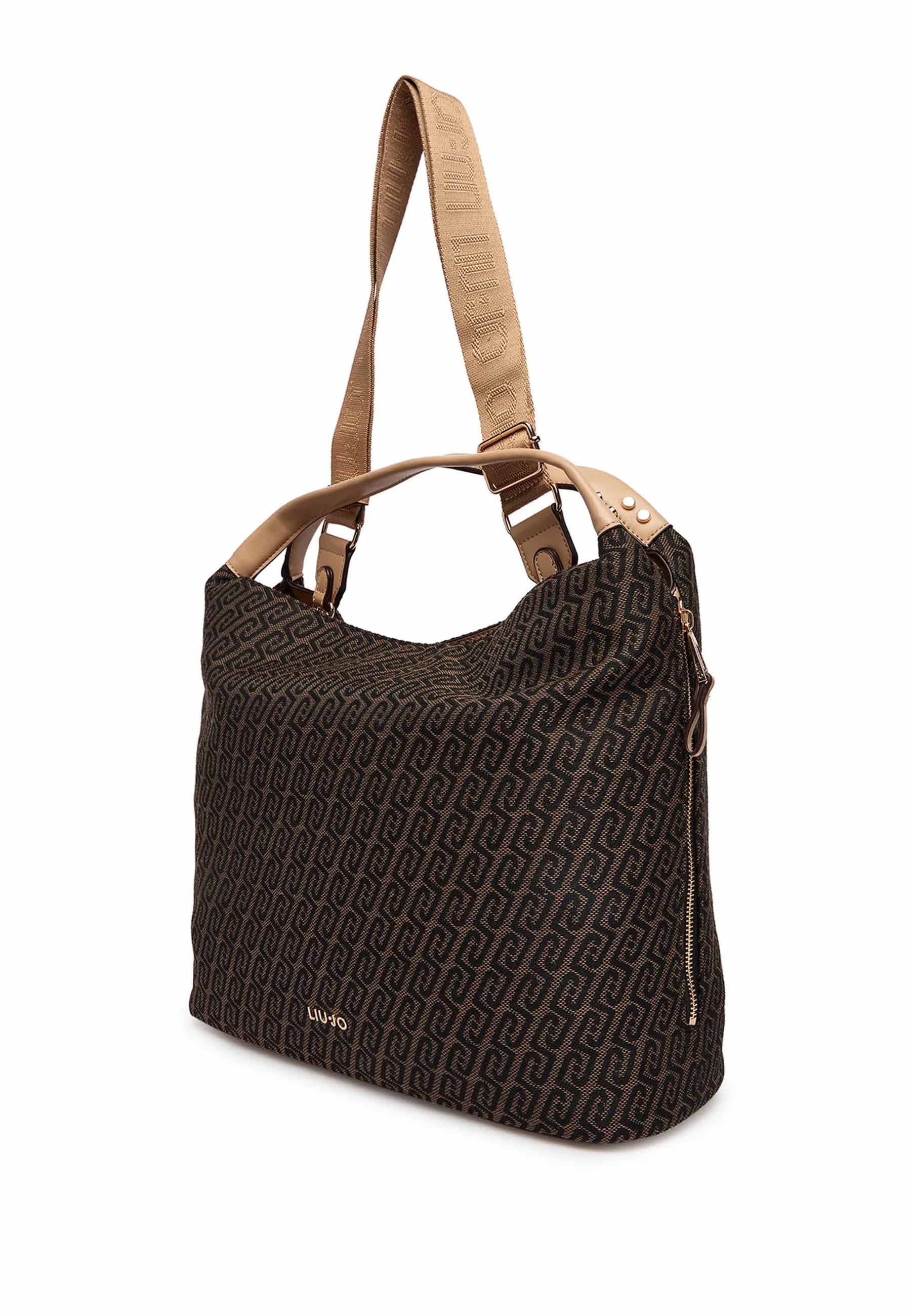 Borse a spalla Nero Beige Liu-jo