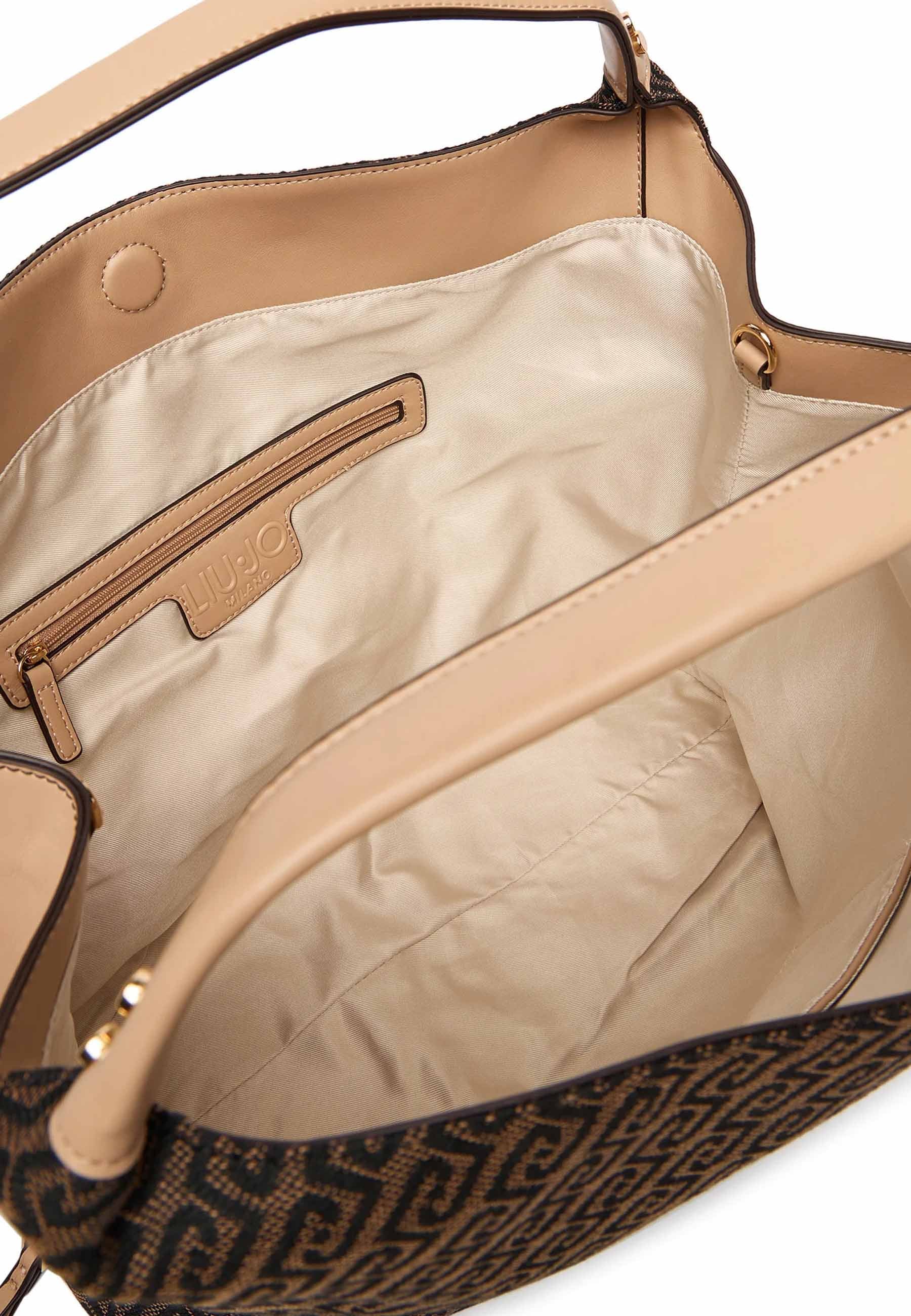 Borse a spalla Nero Beige Liu-jo