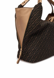 Borse a spalla Nero Beige Liu-jo
