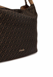 Borse a spalla Nero Beige Liu-jo