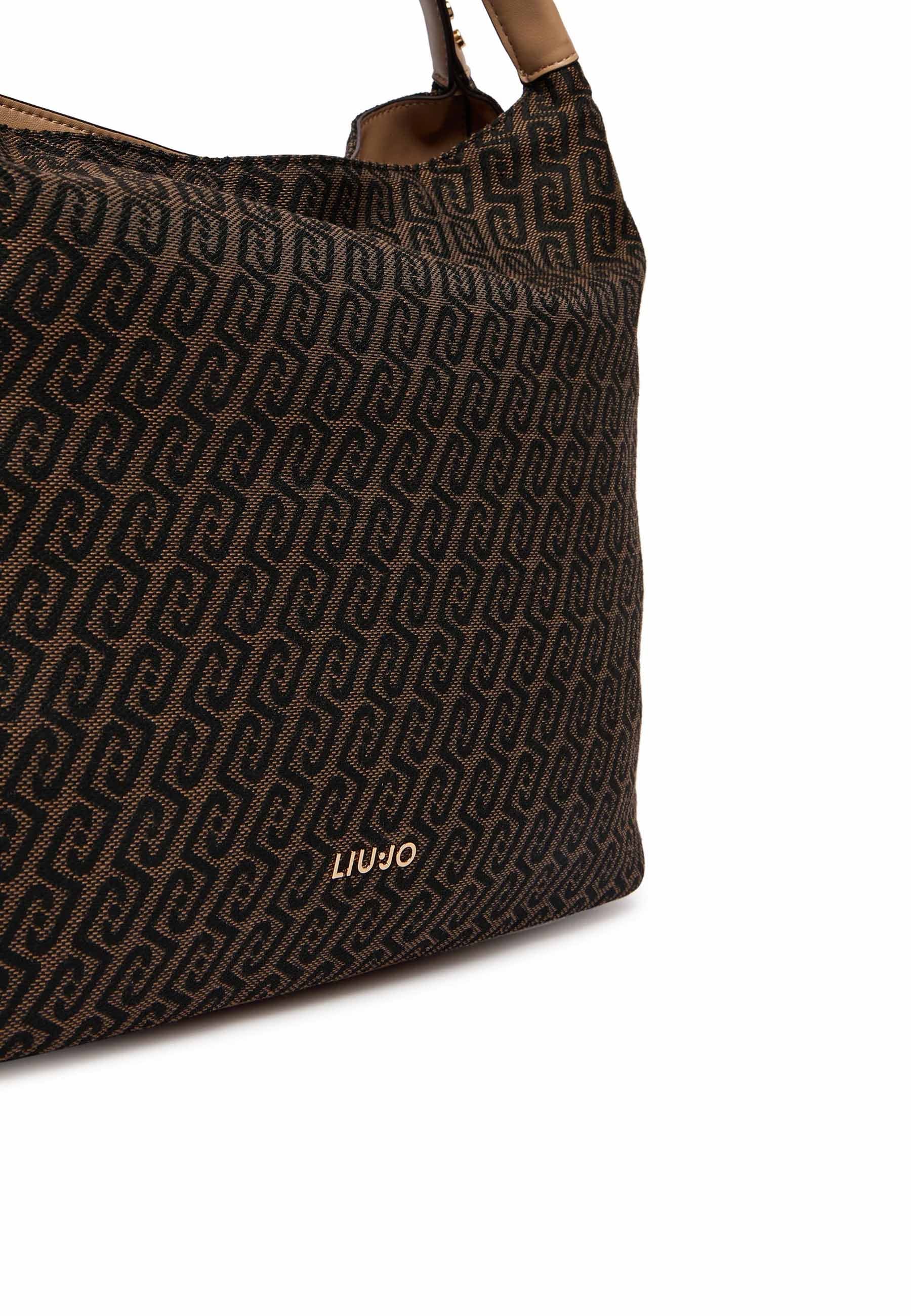 Borse a spalla Nero Beige Liu-jo