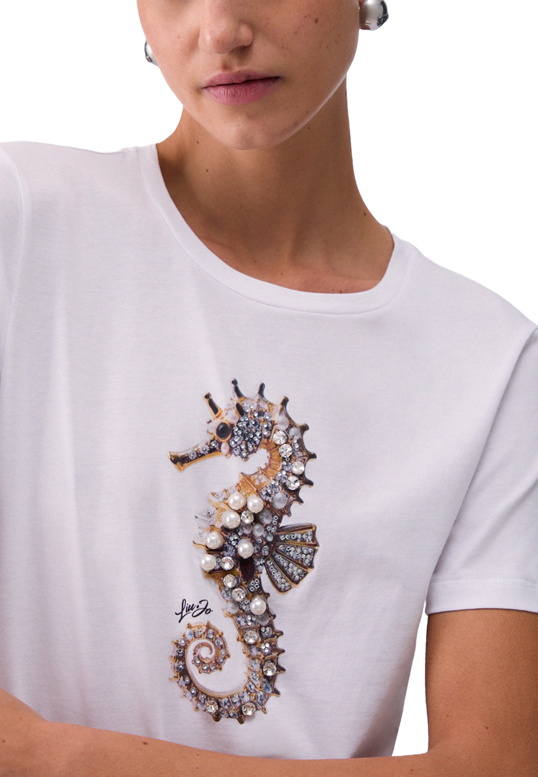 T-shirt Bianco Liu-jo