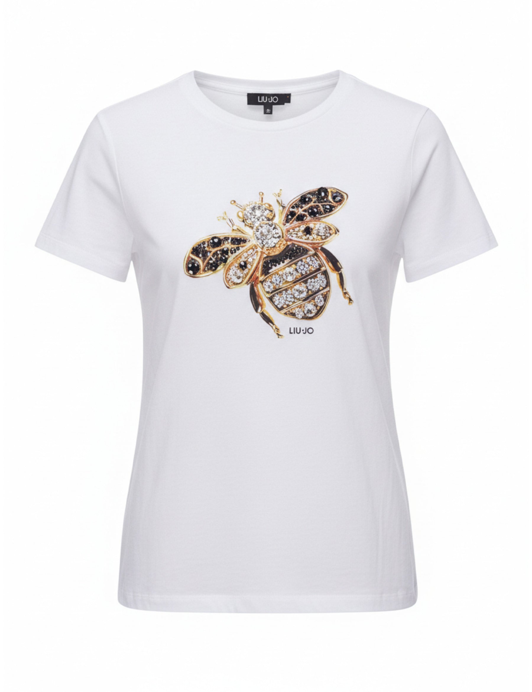 T-shirt Bianco Oro Liu-jo