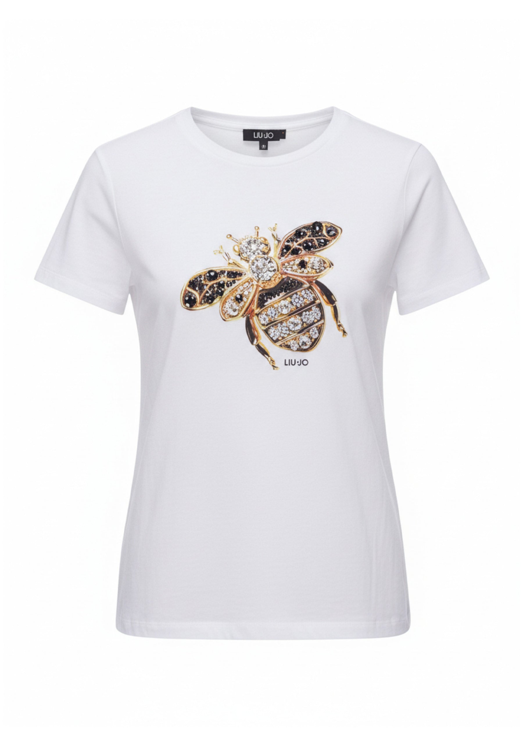 T-shirt Bianco Oro Liu-jo