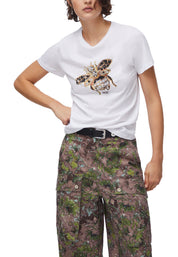 T-shirt Bianco Oro Liu-jo
