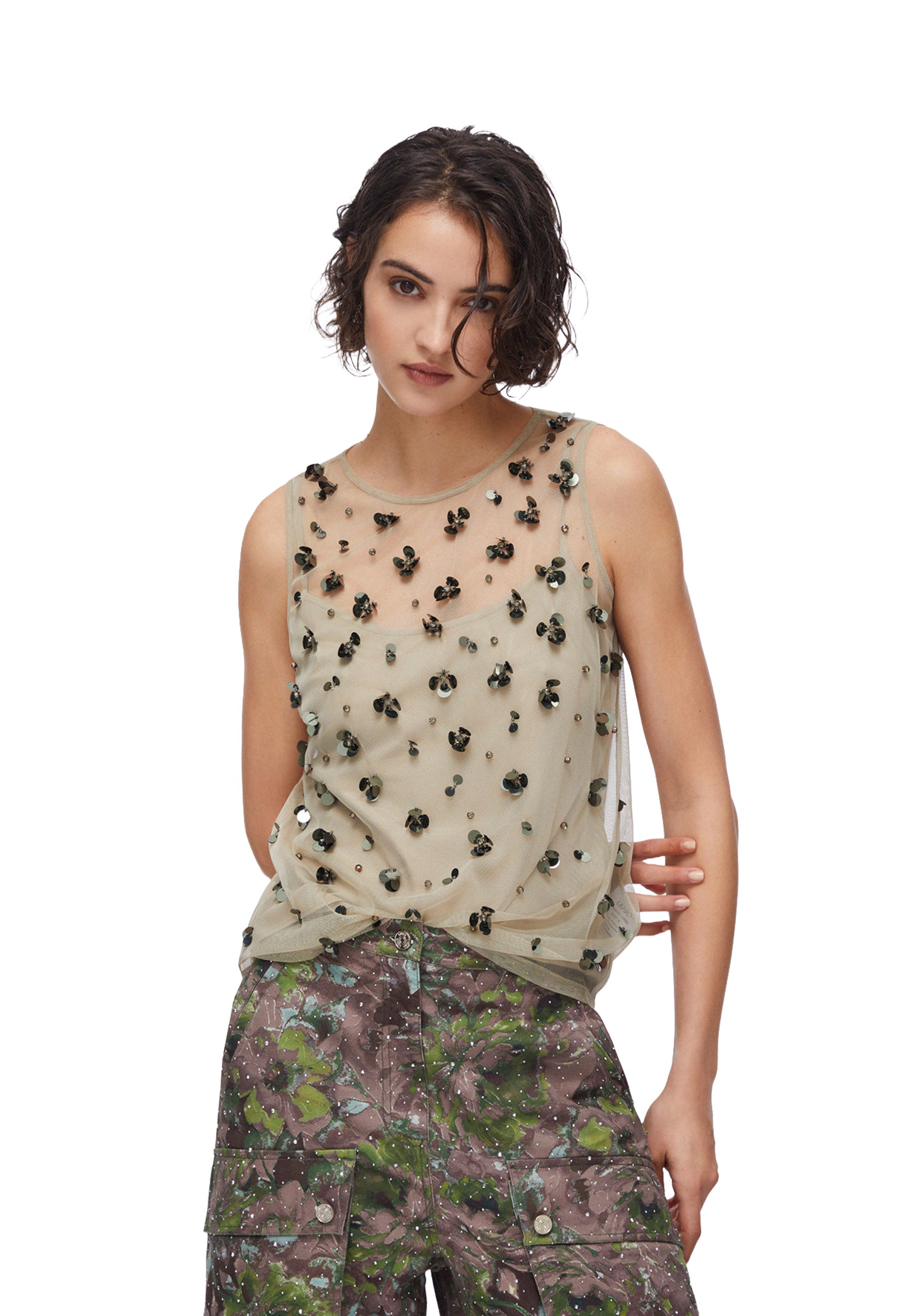 Top e canotte Beige Liu-jo