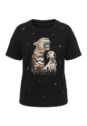 T-shirt Nero Liu-jo