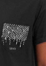 T-shirt Nero Liu-jo