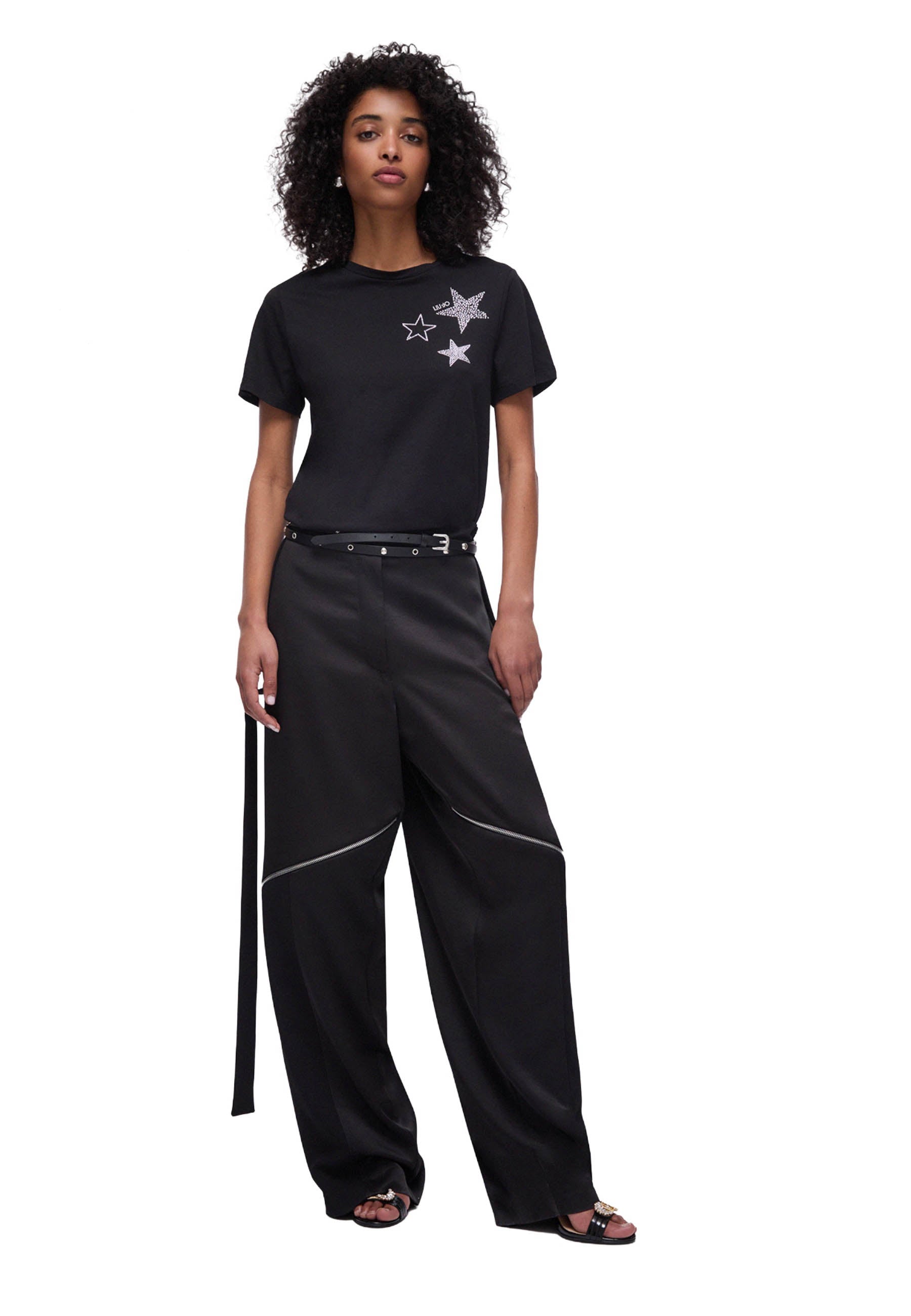 T-shirt Nero Liu-jo