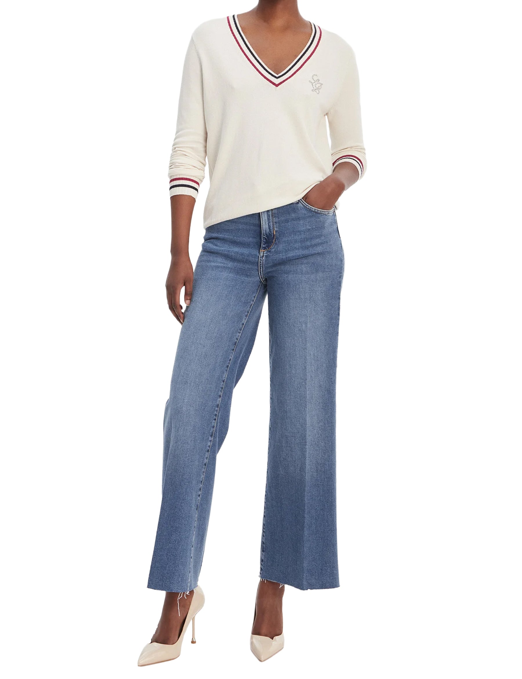 Maglioncini Bianco Liu-jo