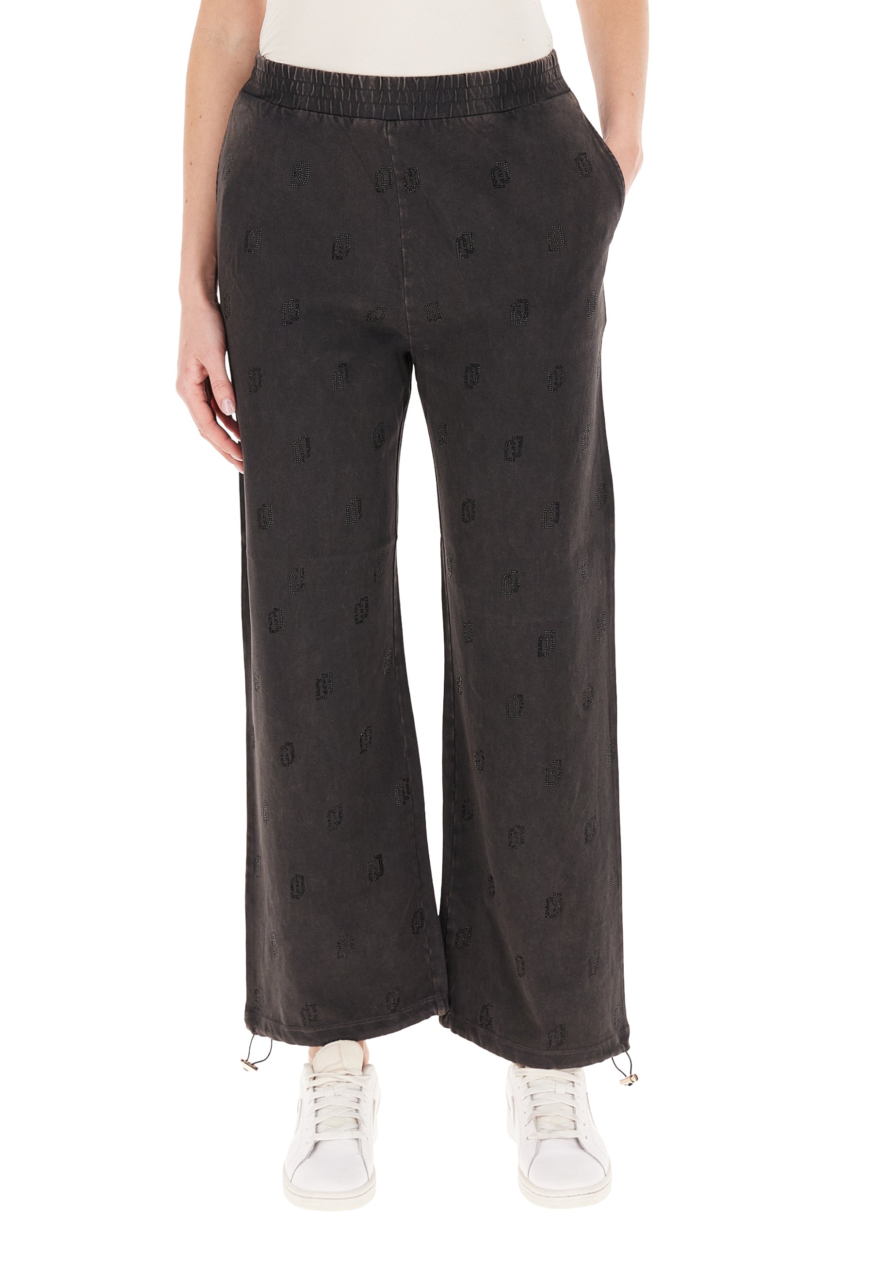 Pantaloni Grigio Nero Liu-jo
