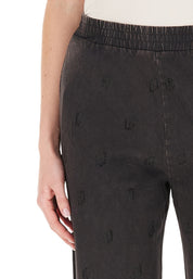 Pantaloni Grigio Nero Liu-jo