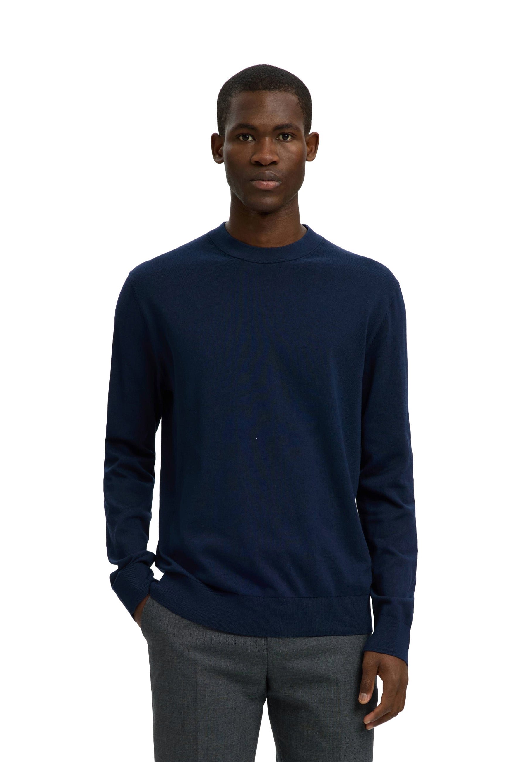 Maglioncini Blu Selected Homme Black
