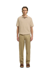 Polo Beige Selected Homme Black