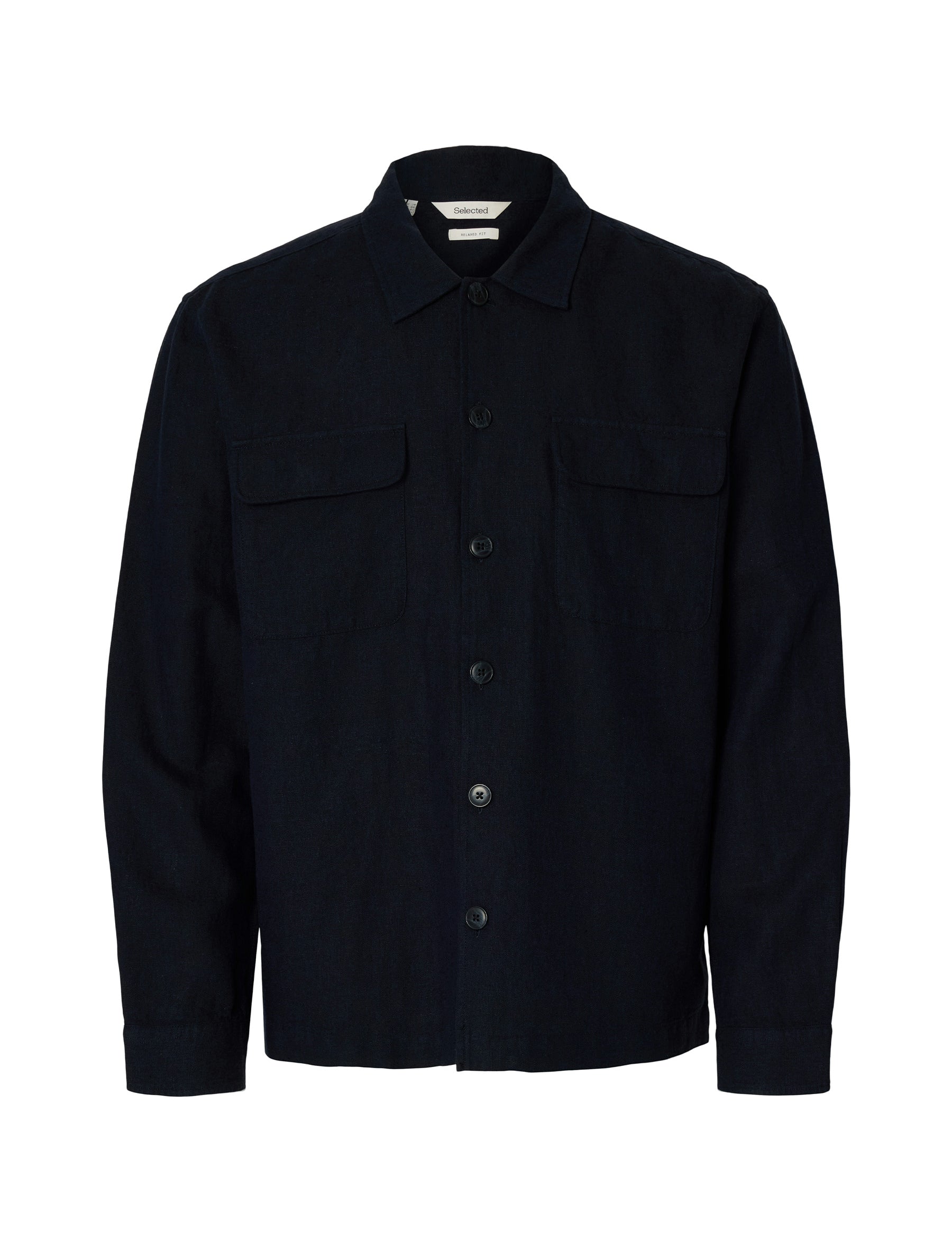 Camicie Blu Selected Homme Black