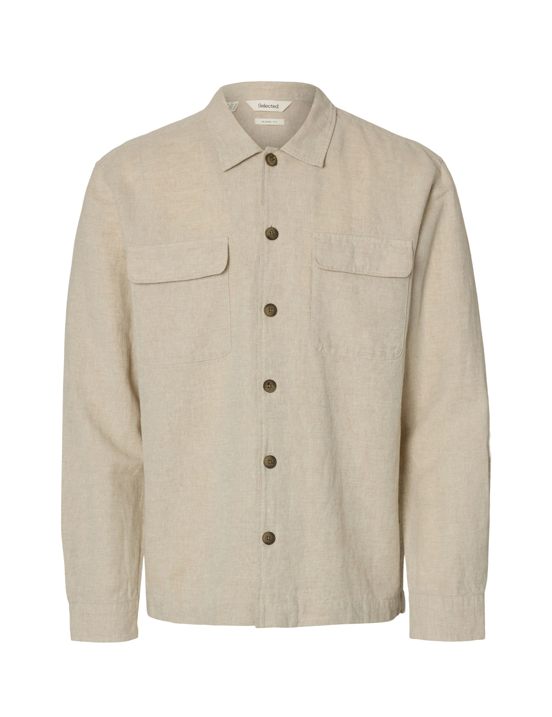Camicie Beige Selected Homme Black