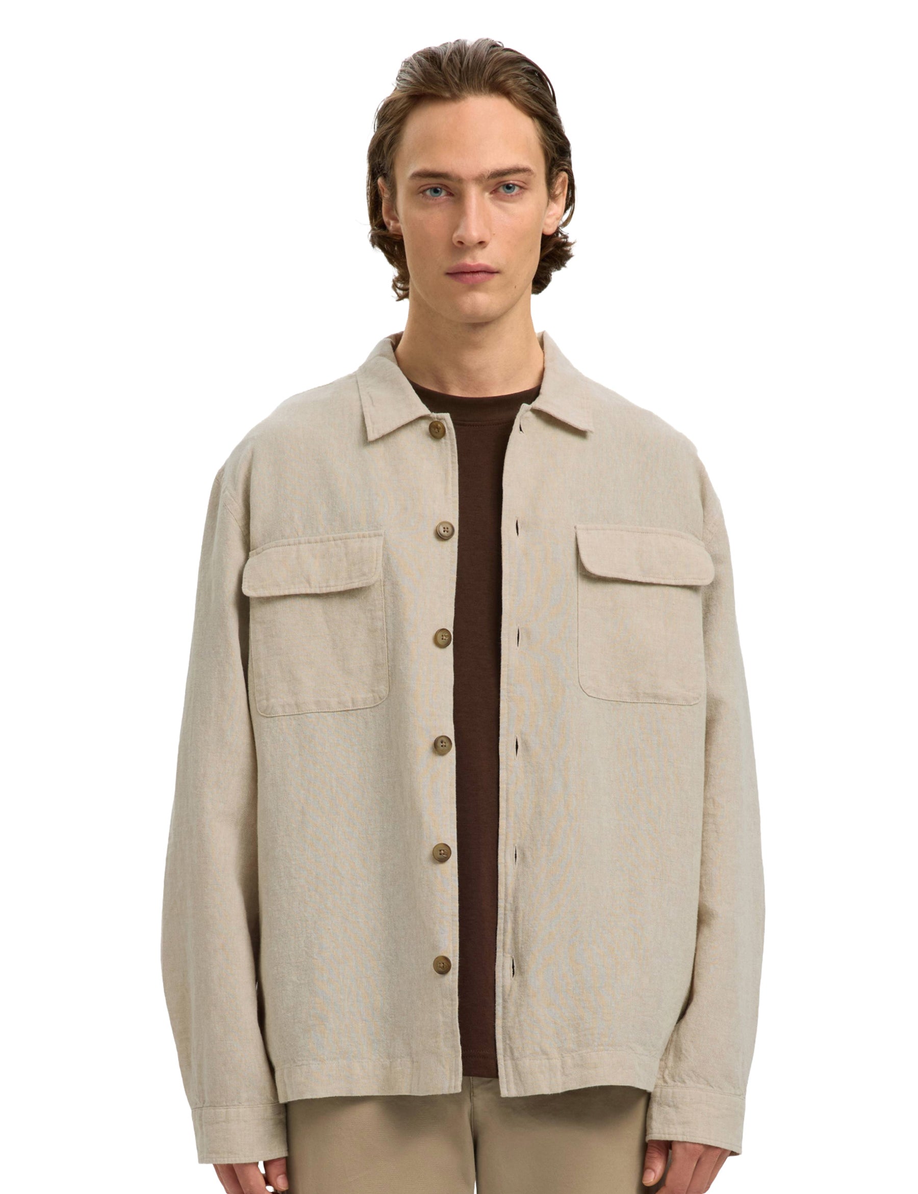 Camicie Beige Selected Homme Black