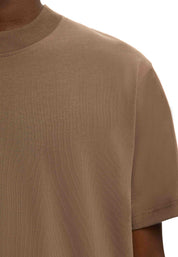 T-shirt Marrone Selected Homme Black
