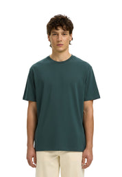 T-shirt Verde Selected Homme Black