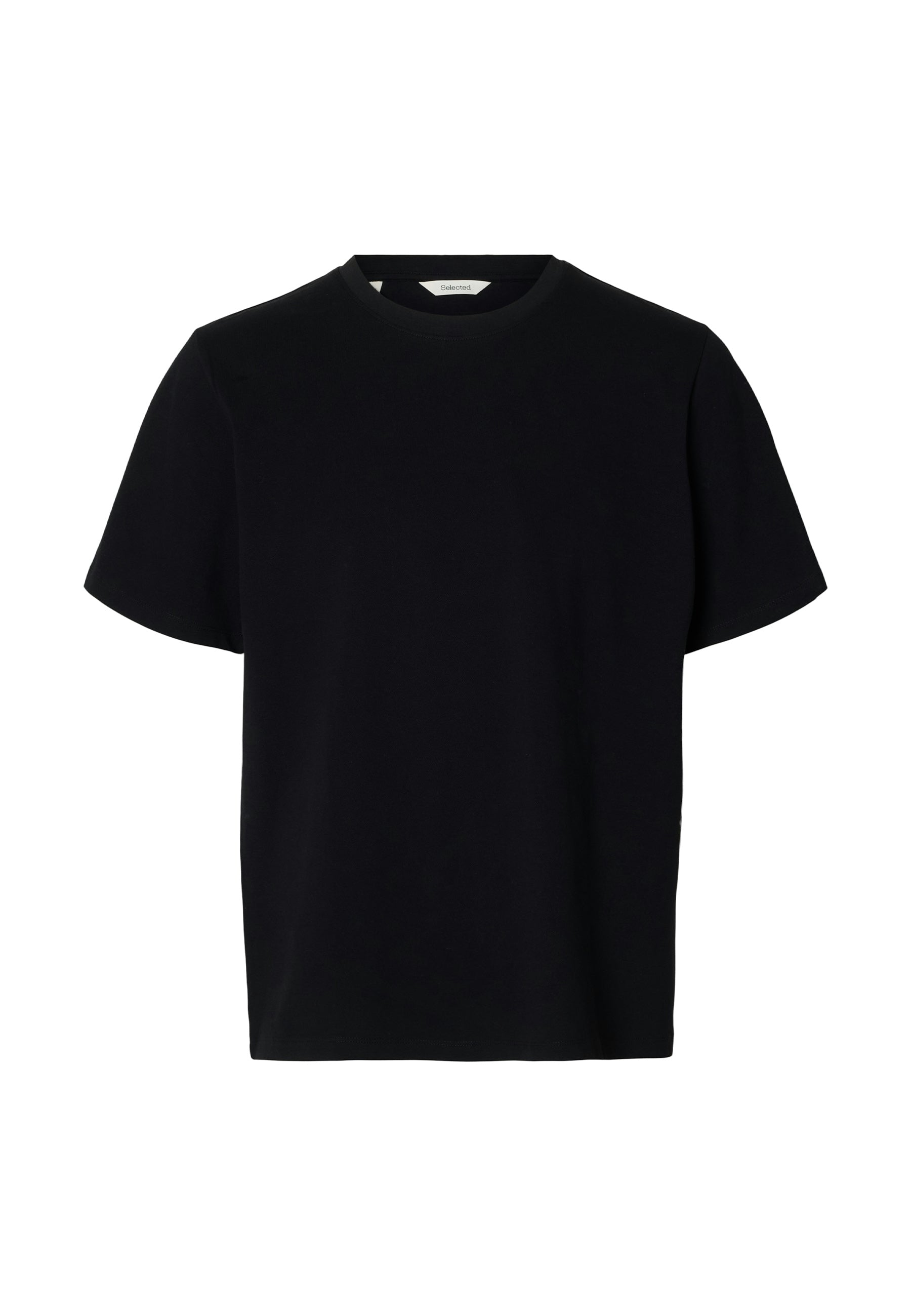 T-shirt Nero Selected Homme Black
