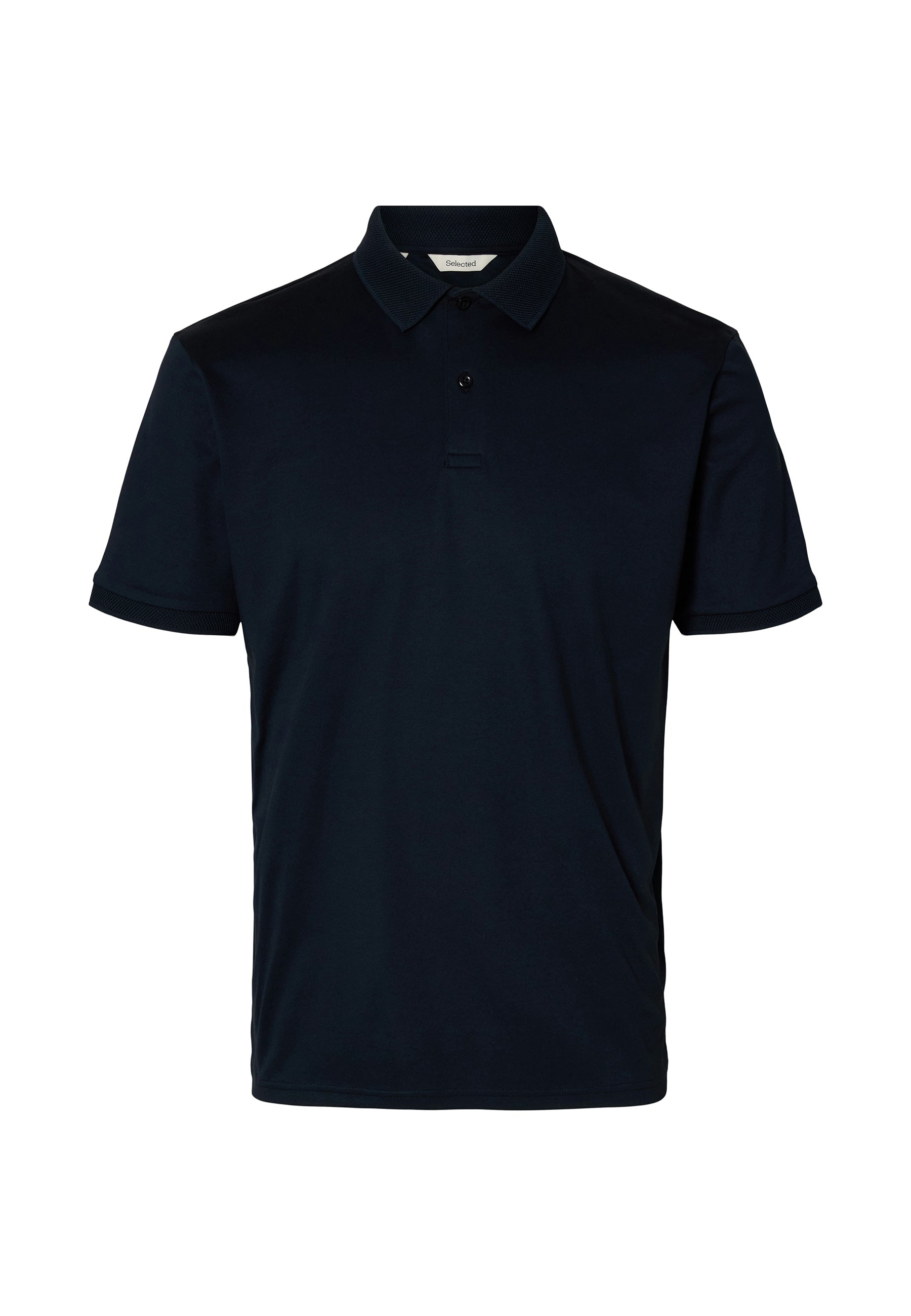 Polo Blu Selected Homme Black