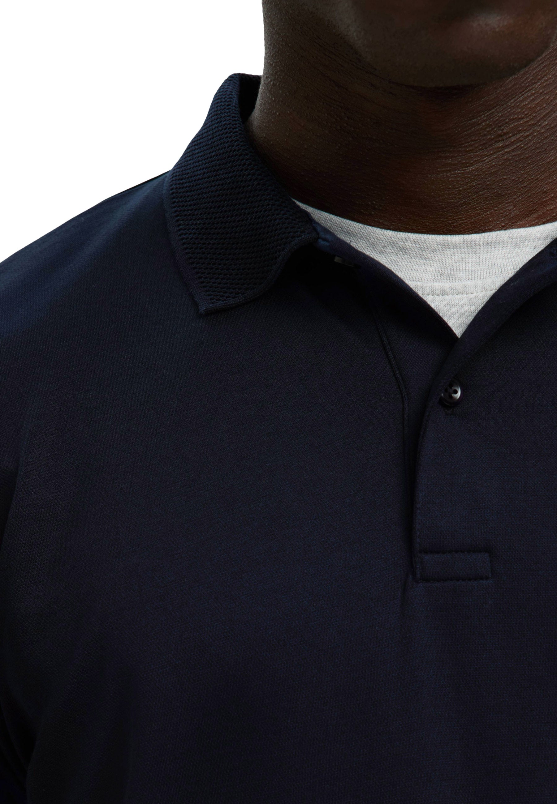 Polo Blu Selected Homme Black