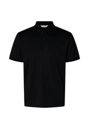 Polo Nero Selected Homme Black