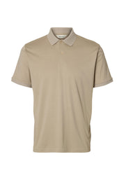 Polo Beige Selected Homme Black