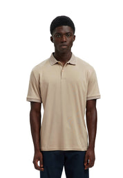 Polo Beige Selected Homme Black