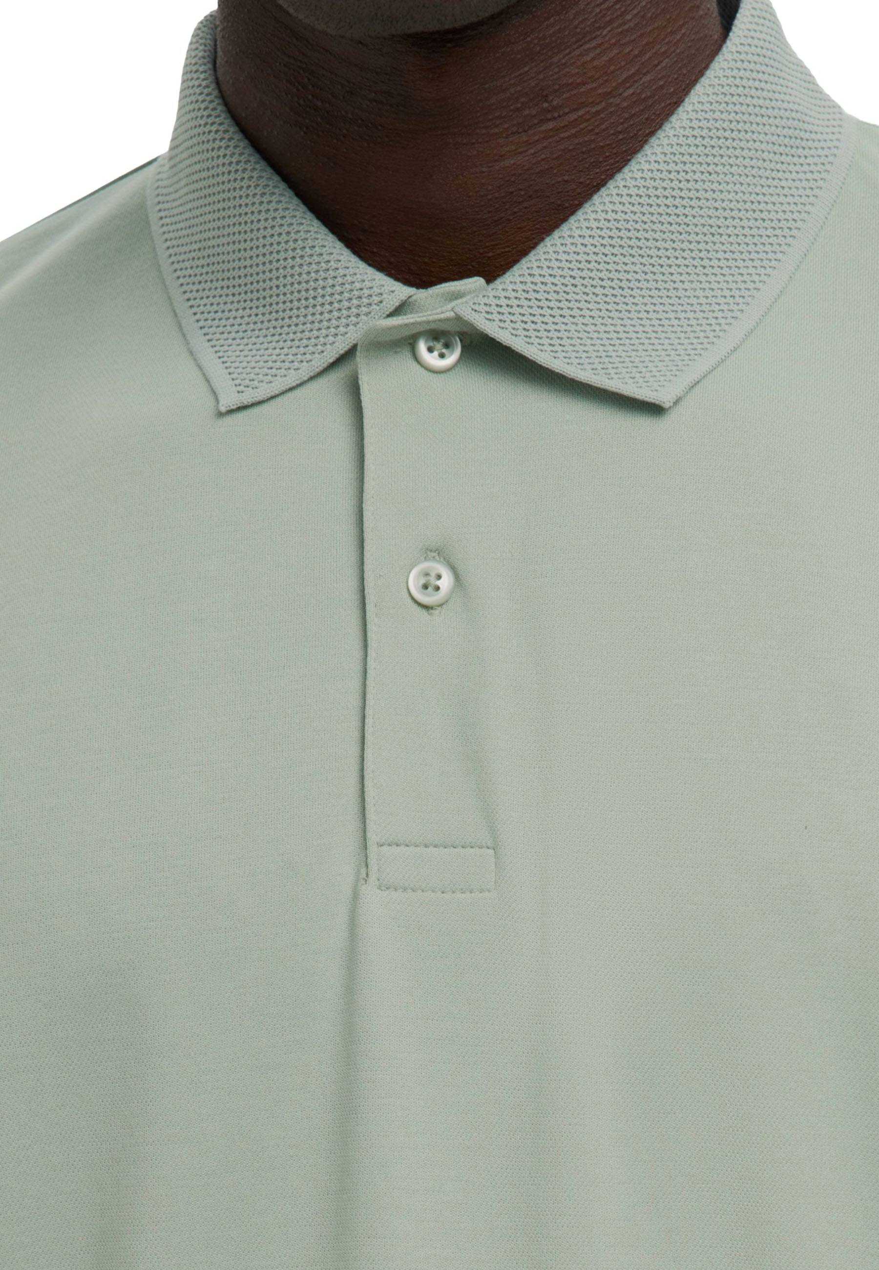 Polo Verde Selected Homme Black