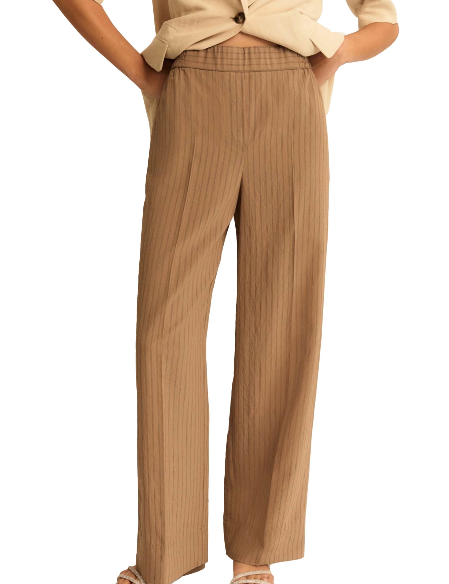 Pantaloni Cammello Emme Marella
