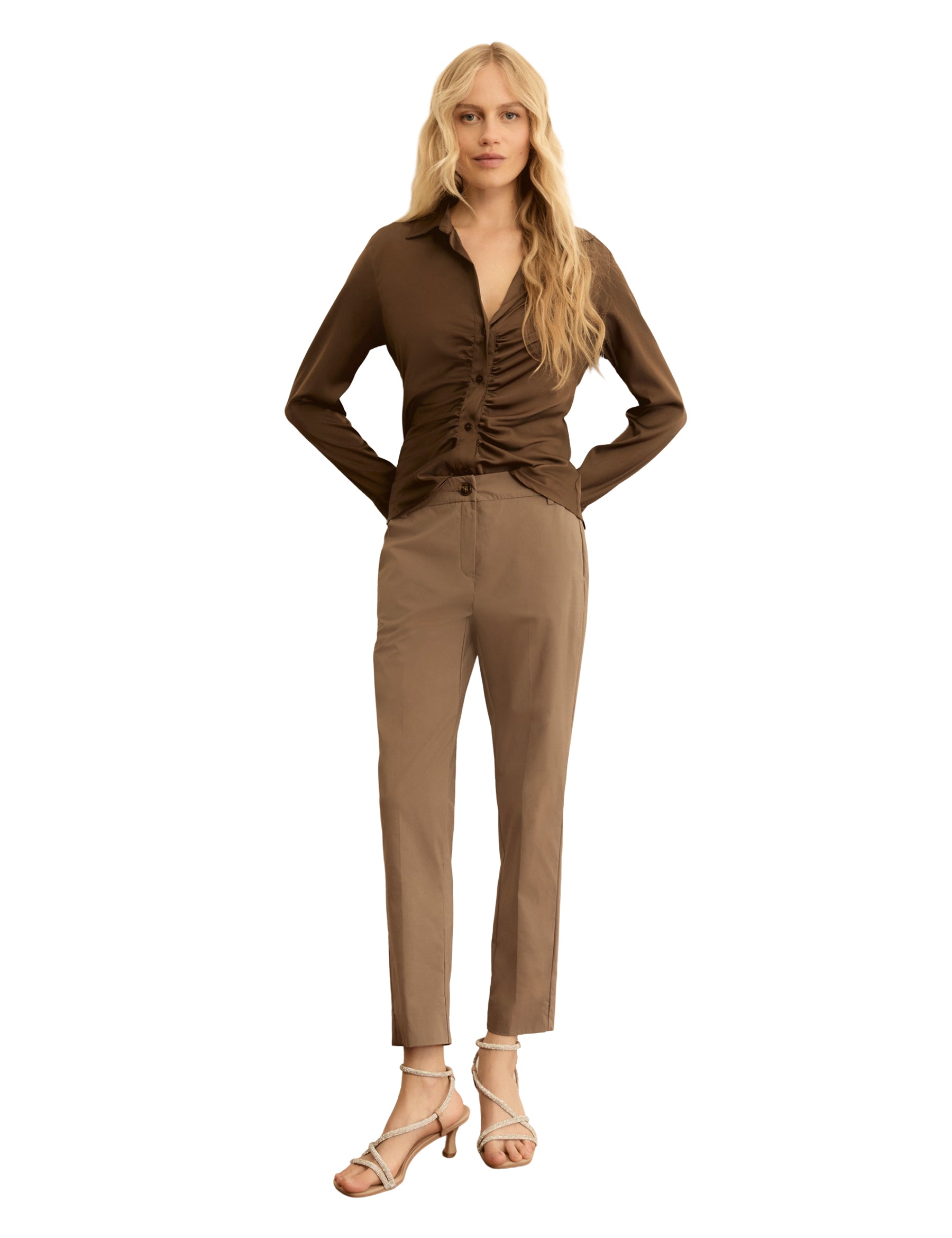 Pantaloni Marrone Emme Marella