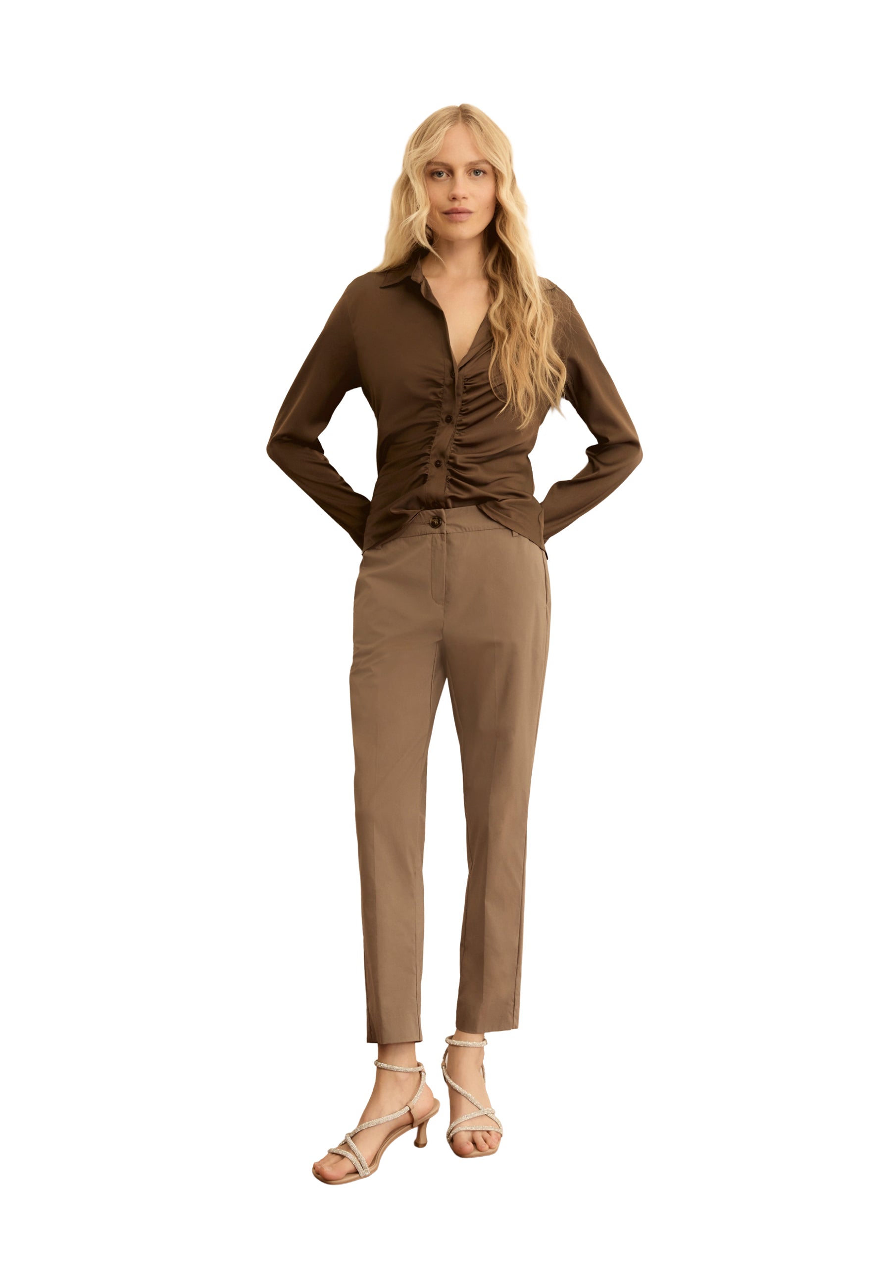 Pantaloni Marrone Emme Marella