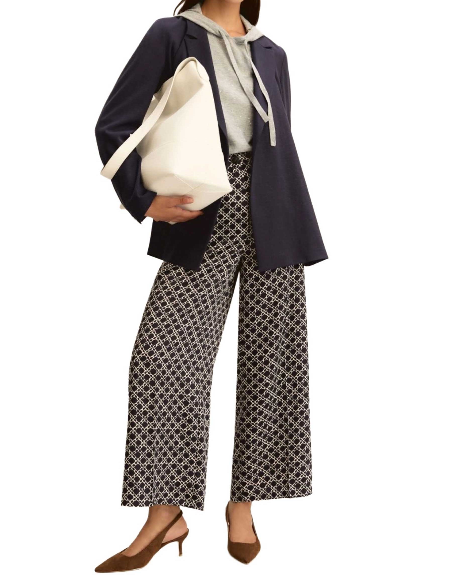 Pantaloni Blu Emme Marella