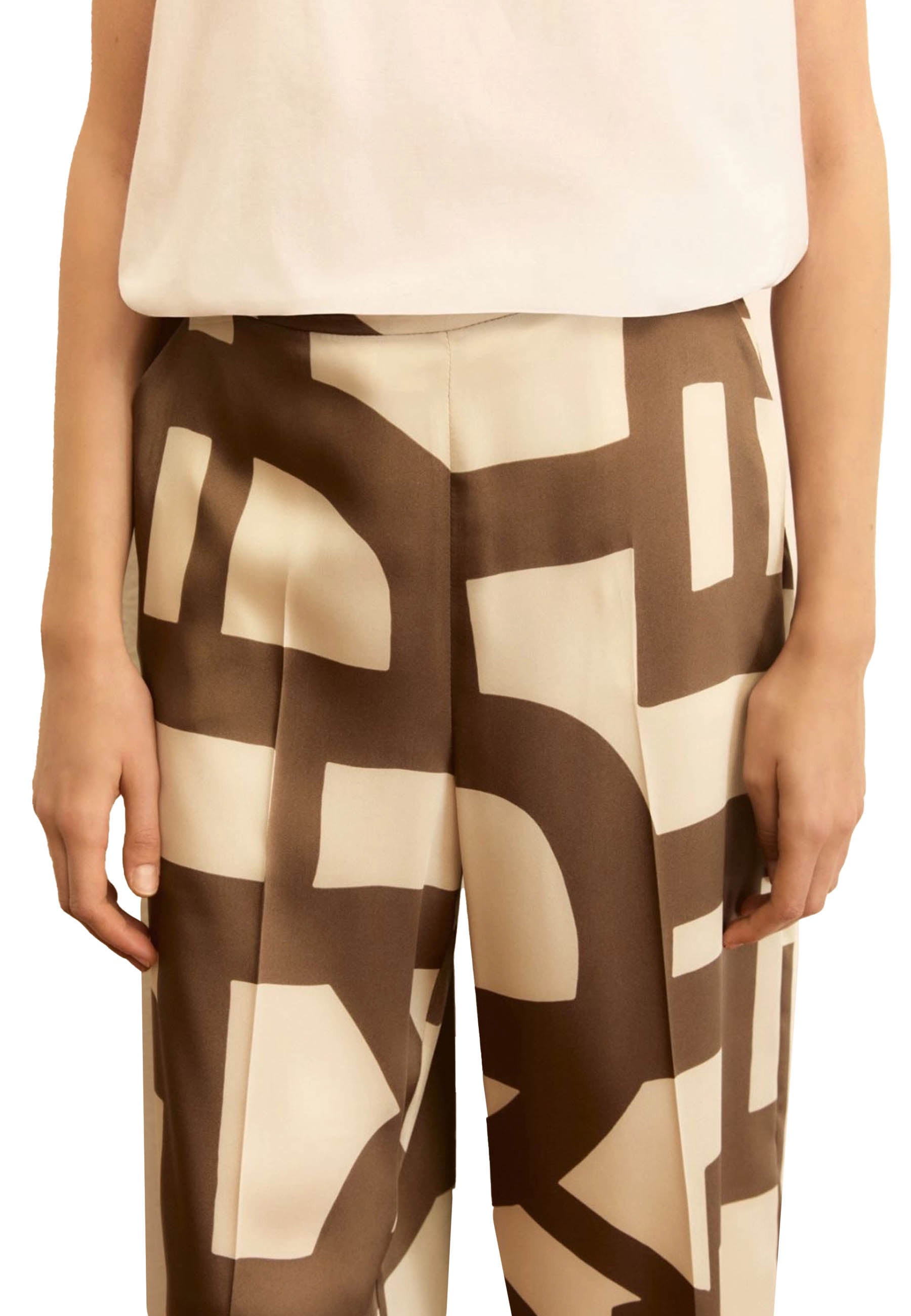 Pantaloni Marrone Emme