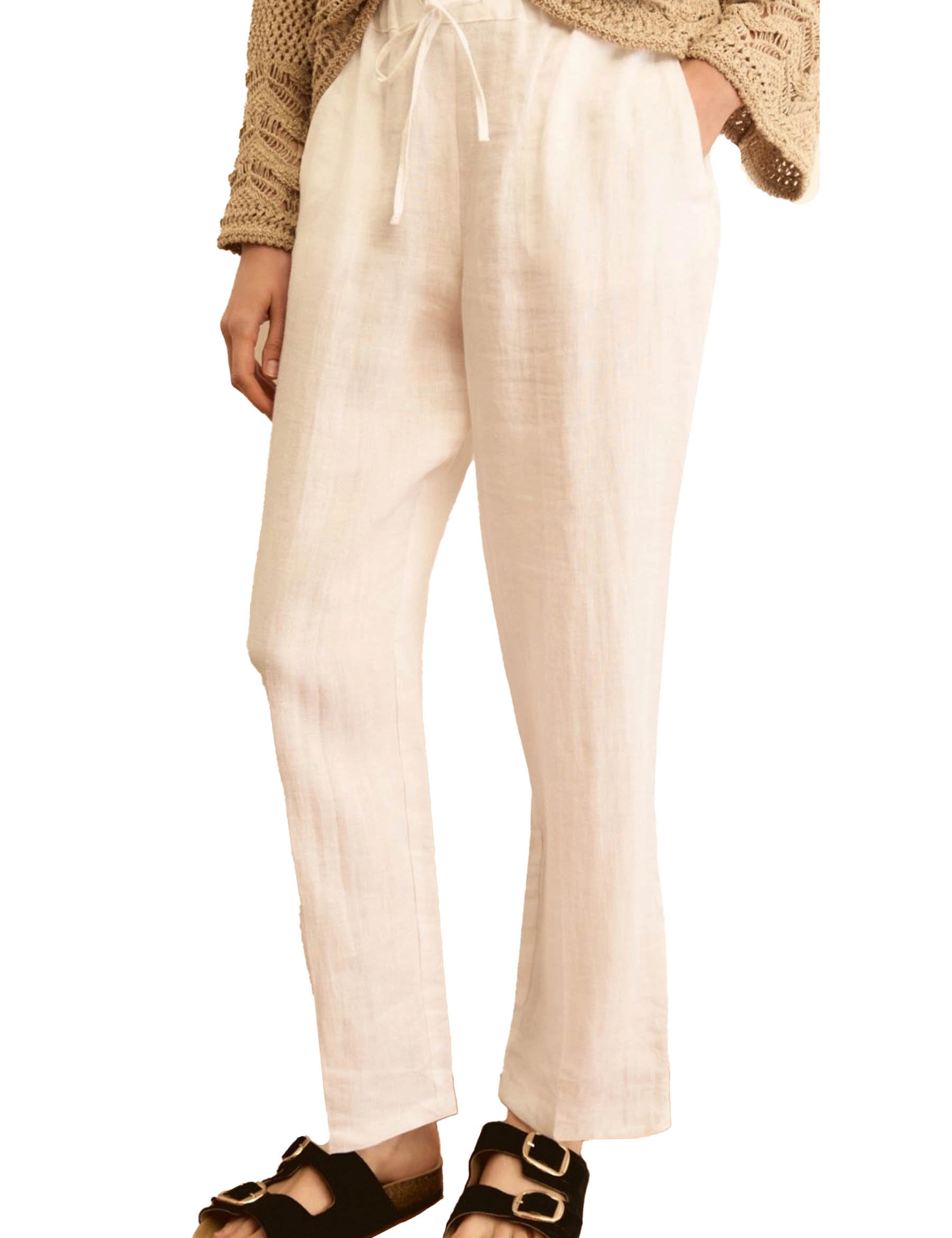 Pantaloni Bianco Emme