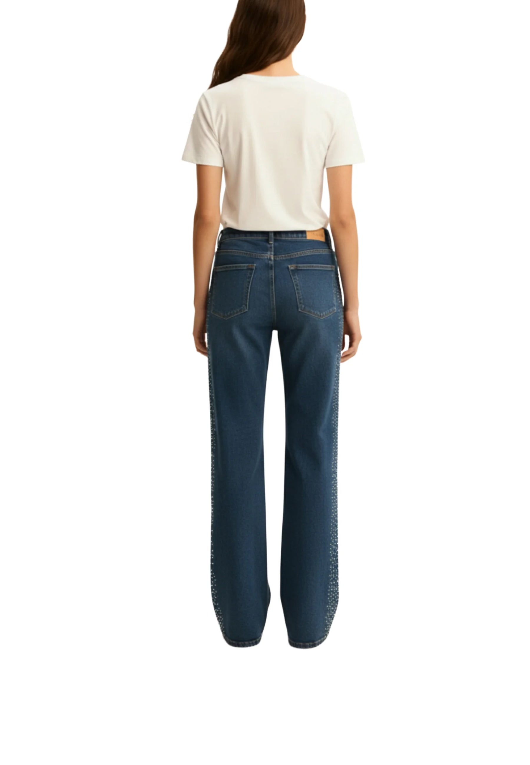 T-shirt Bianco Dorato Emme Marella