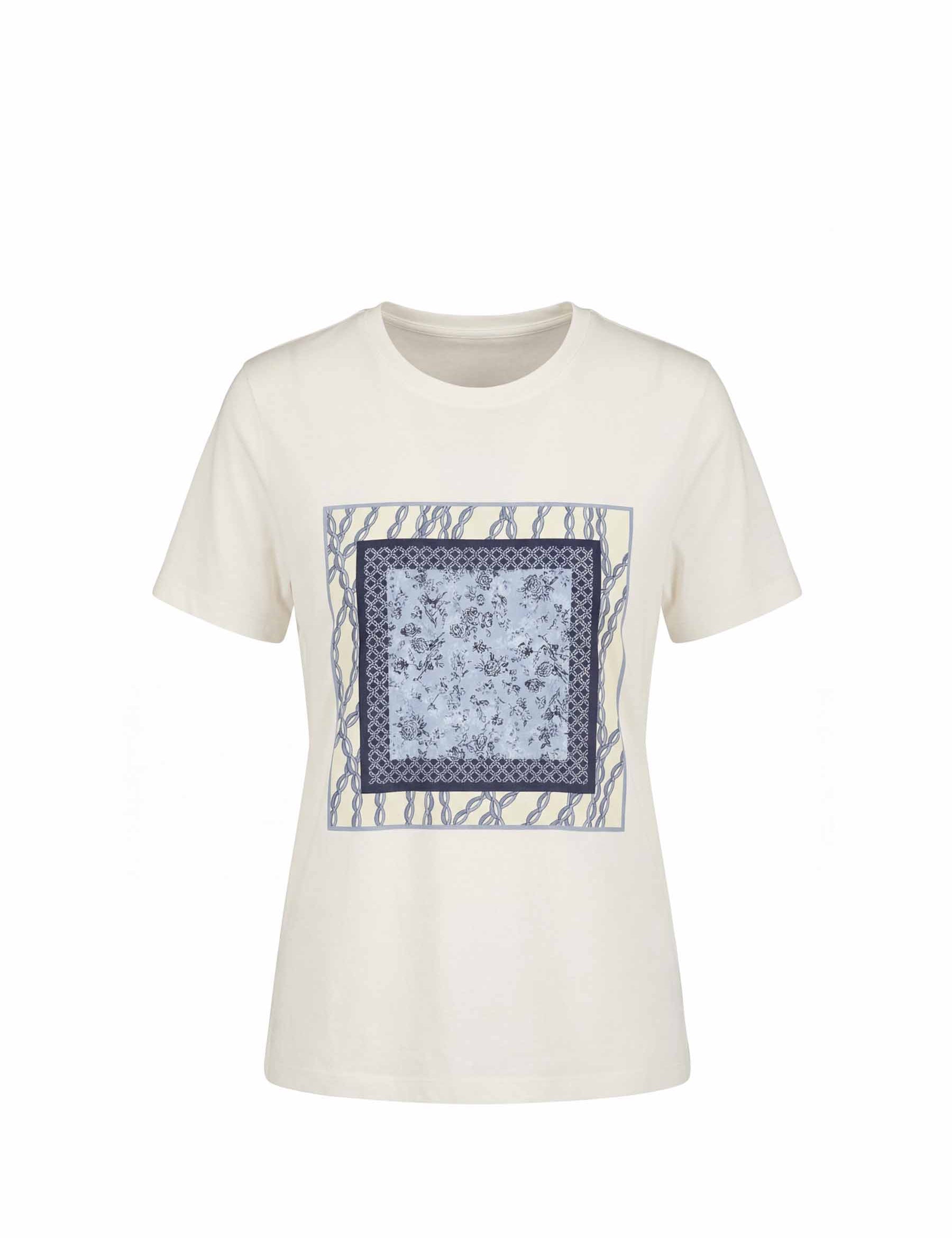 T-shirt Bianco Celeste Emme Marella