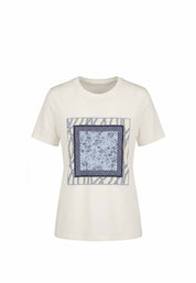 T-shirt Bianco Celeste Emme Marella