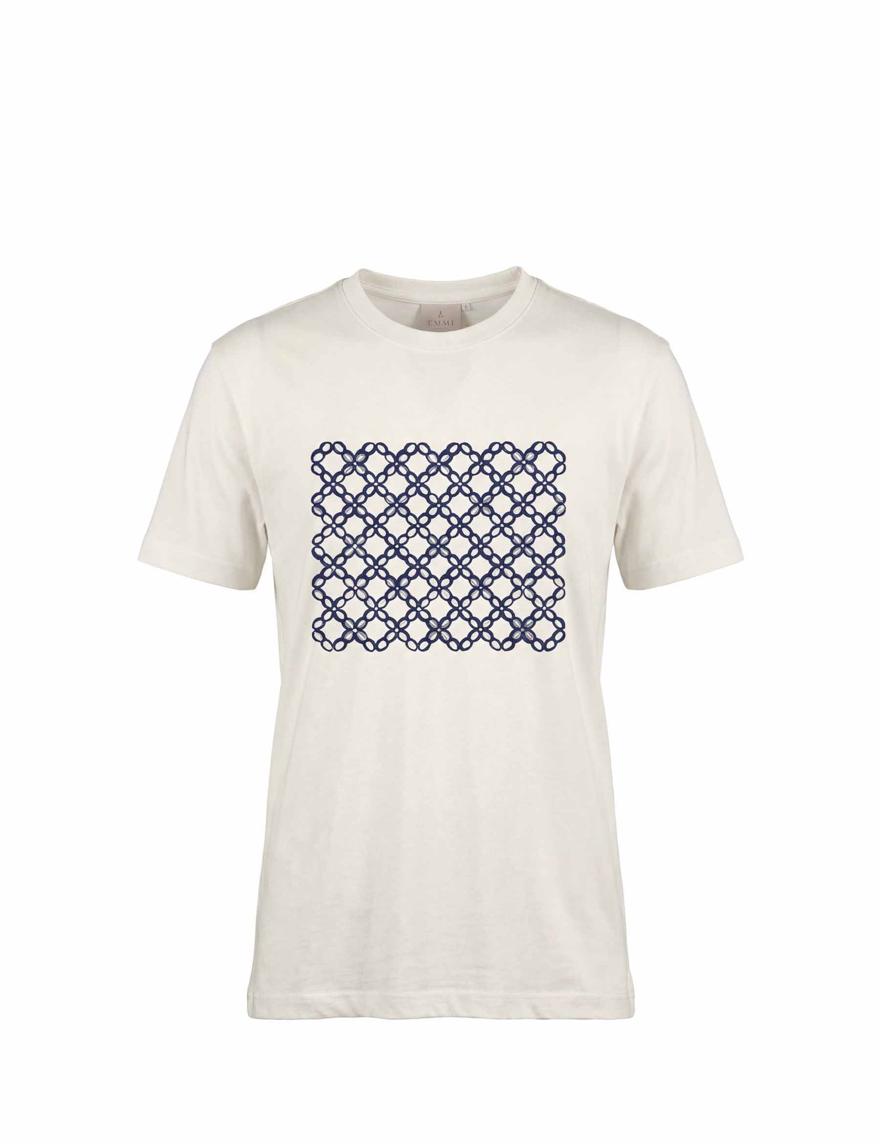T-shirt Bianco Blu Emme Marella