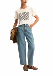 T-shirt Bianco Blu Emme Marella