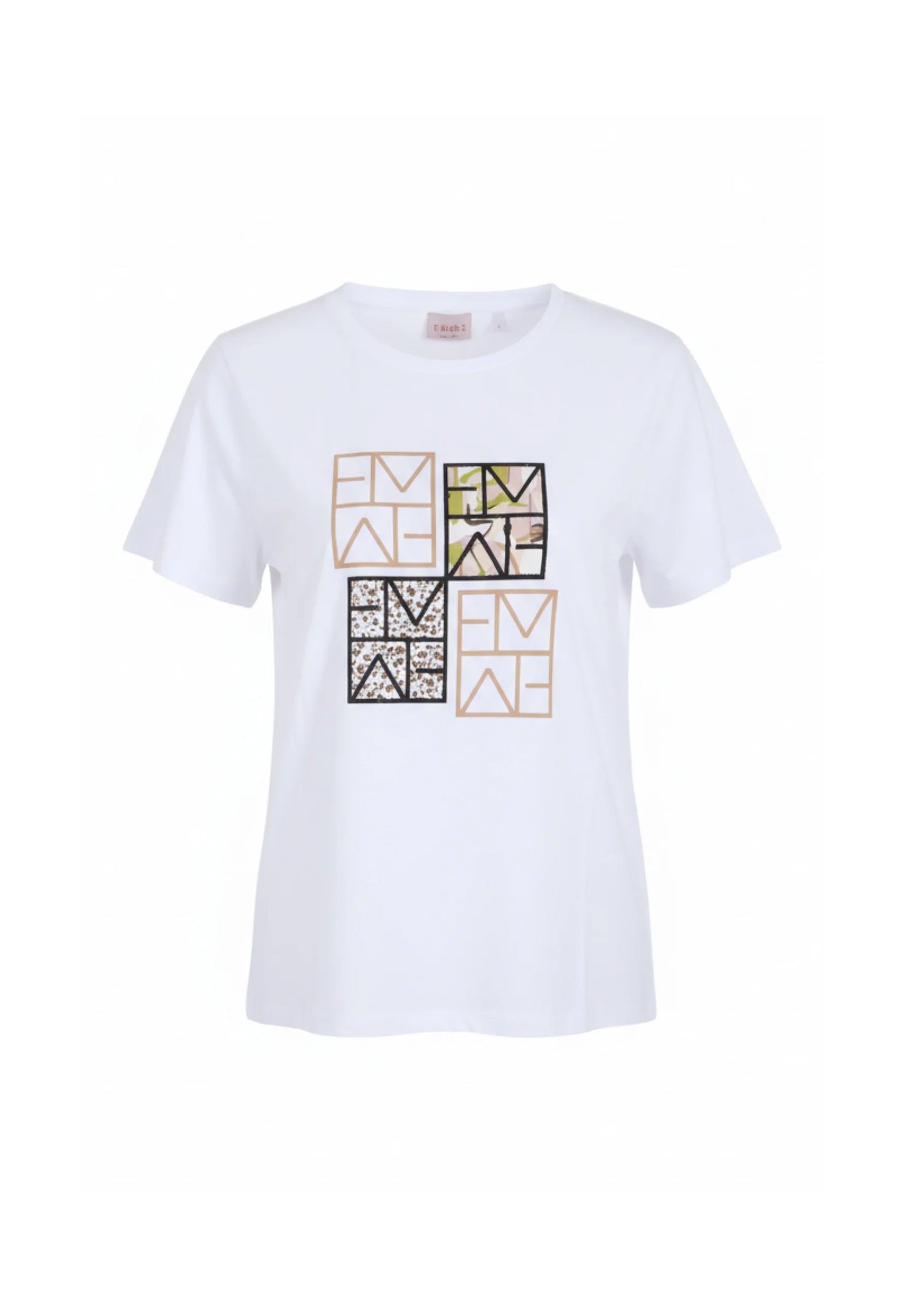 T-shirt Bianco Oro Emme Marella
