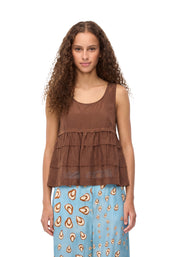 Top e canotte Marrone Iblues