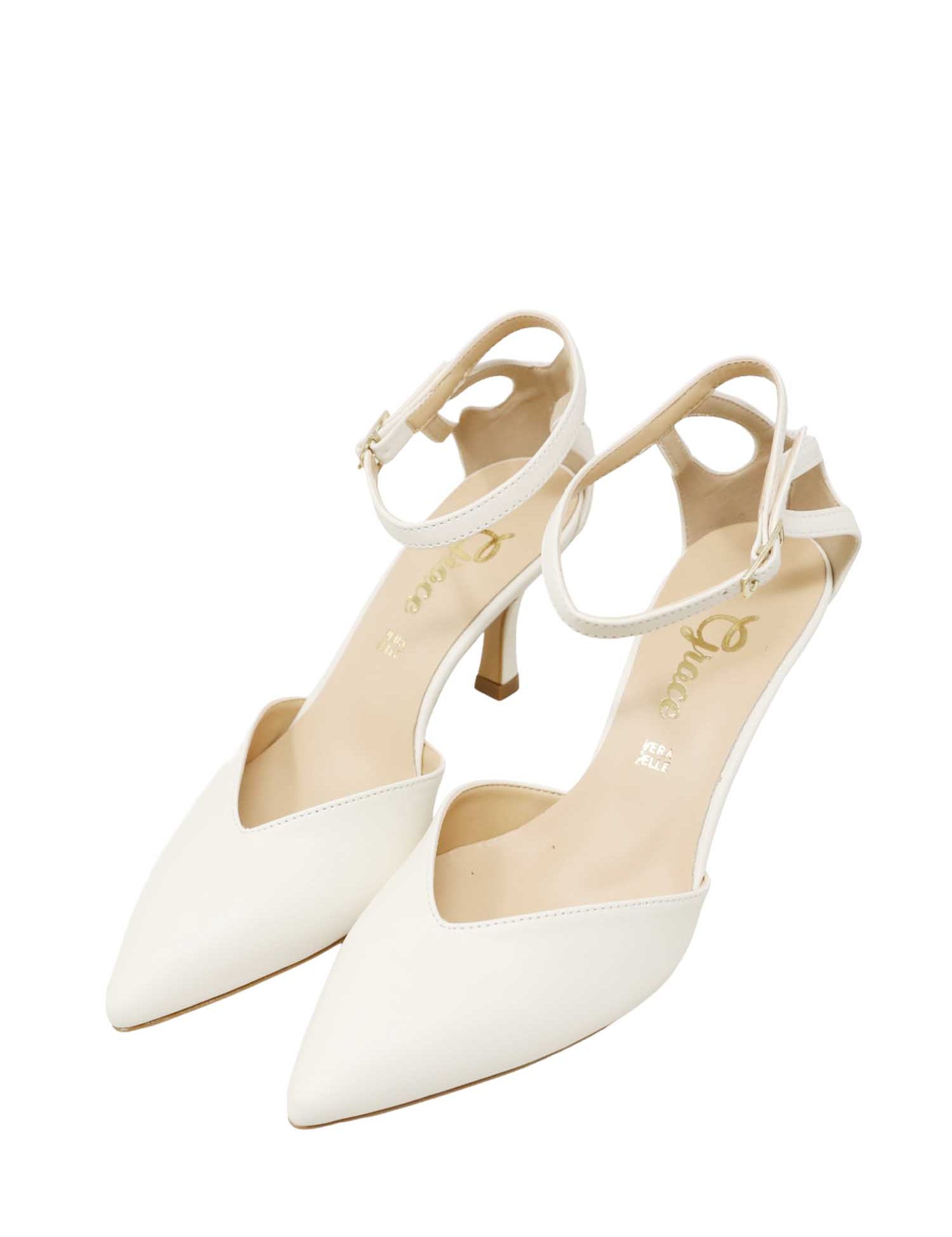 Decolleté Bianco Grace Shoes