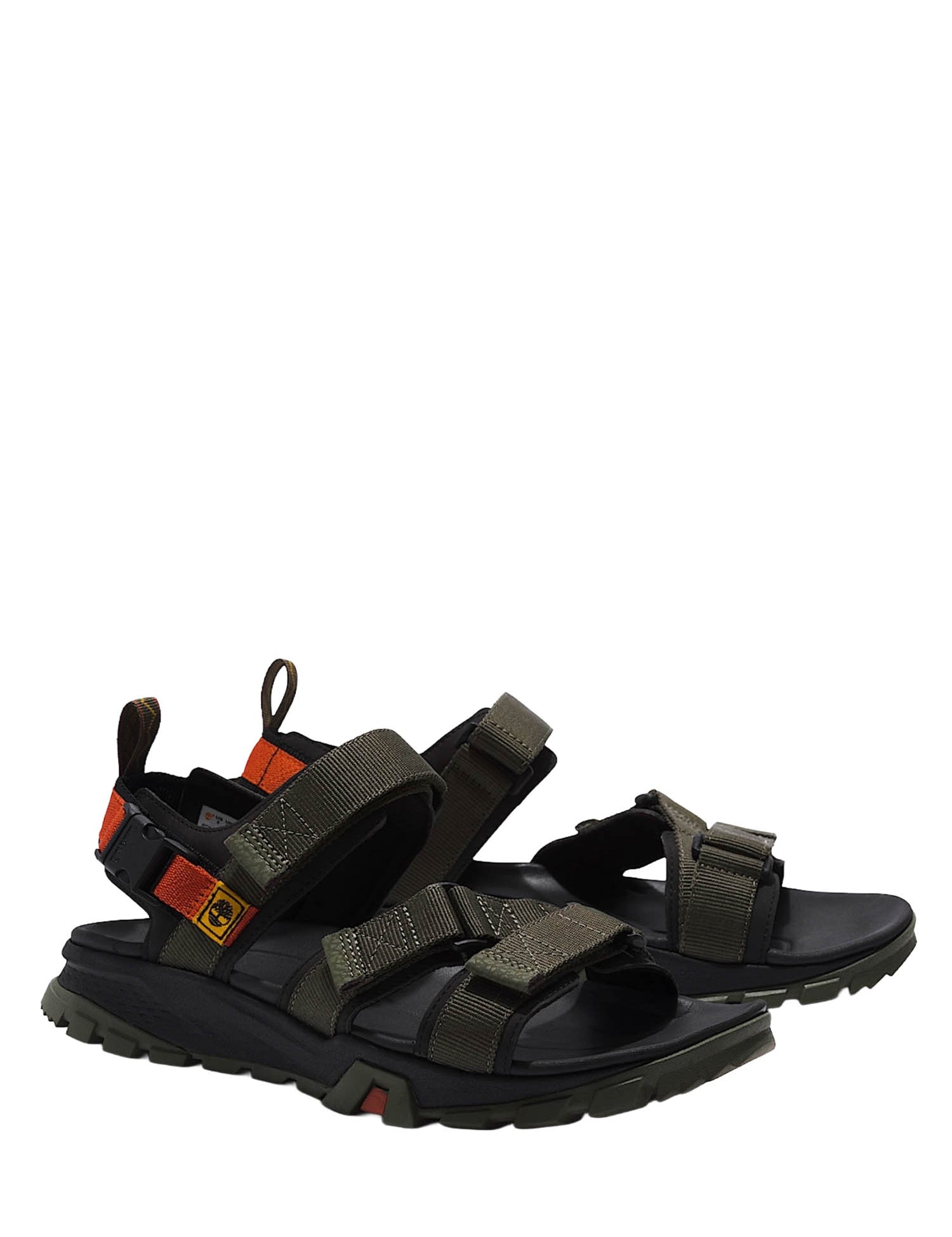 Sandali con strappi Verde Timberland