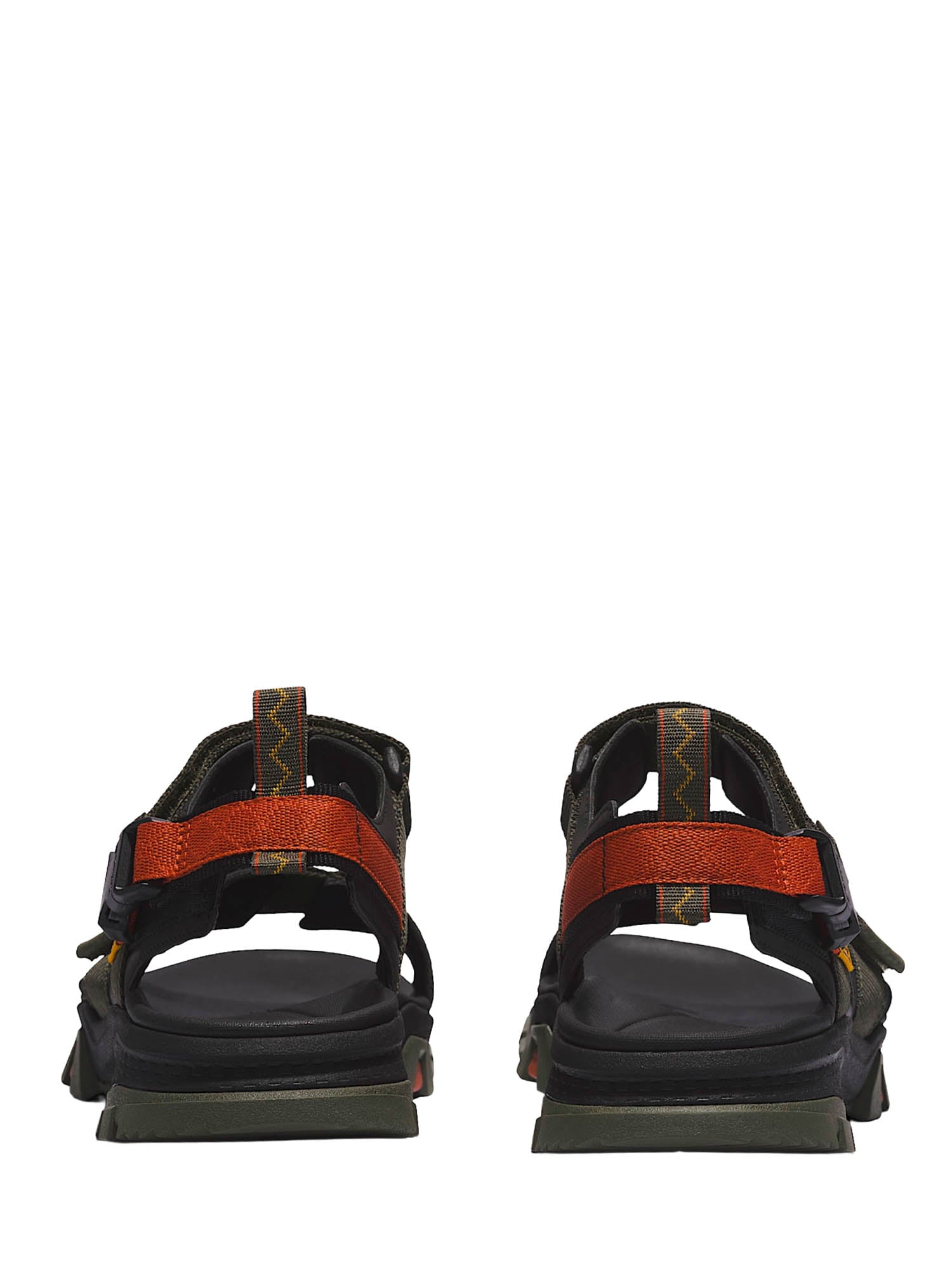 Sandali con strappi Verde Timberland