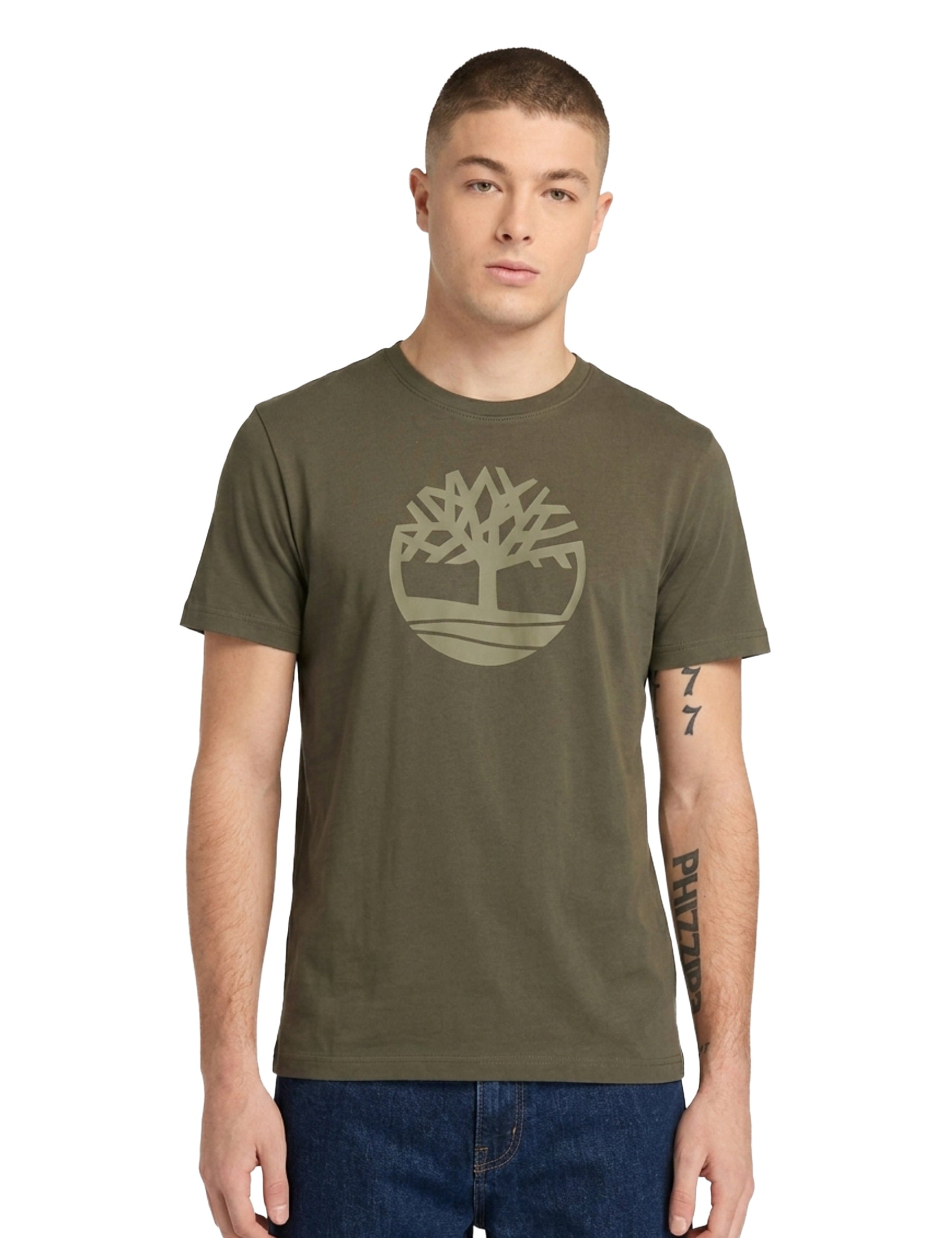 T-shirt Verde Militare Timberland
