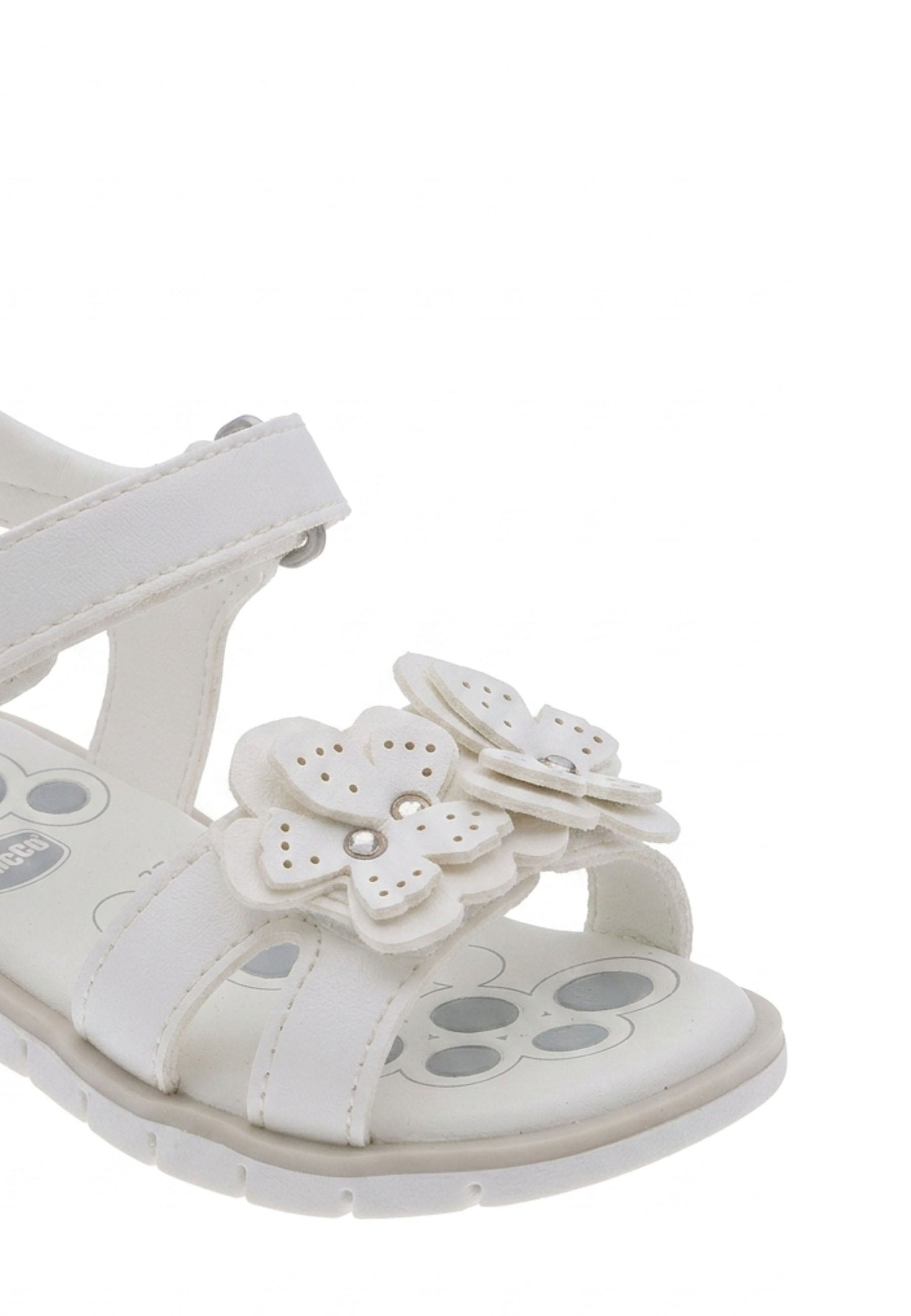 Sandali con strappi Bianco Chicco